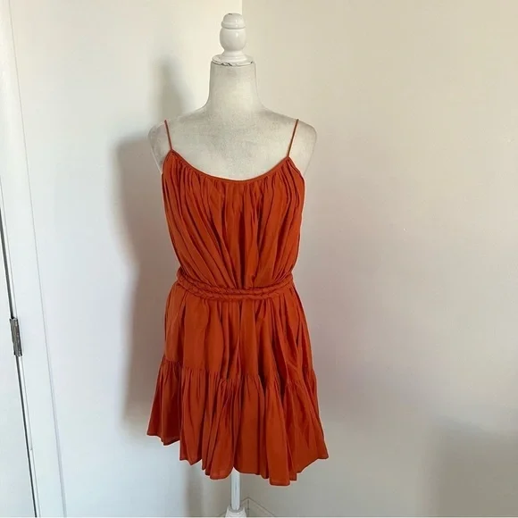 Rhode Resort Nala Orange Mini Dress - Picture 3 of 6